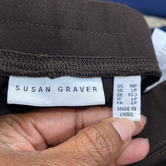 Susan Graver Ponte knit straight leg pull on pants size MP lot/5 A297711 - Picture 12 of 14